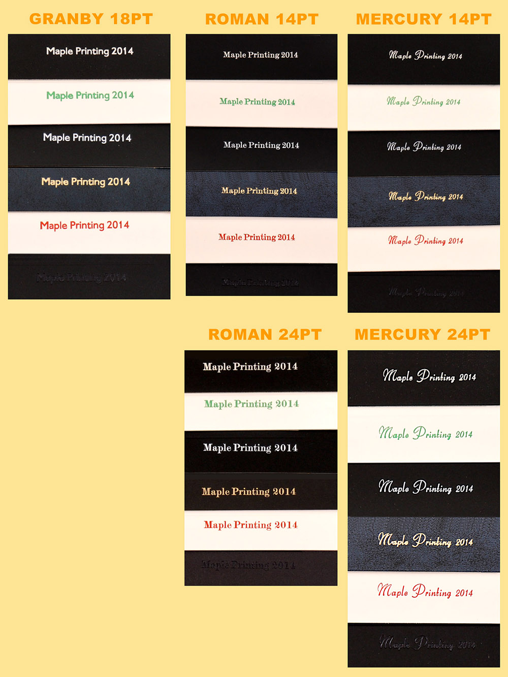 Personalisation for Strut Mounts or Folders - Simple Text - Image 2