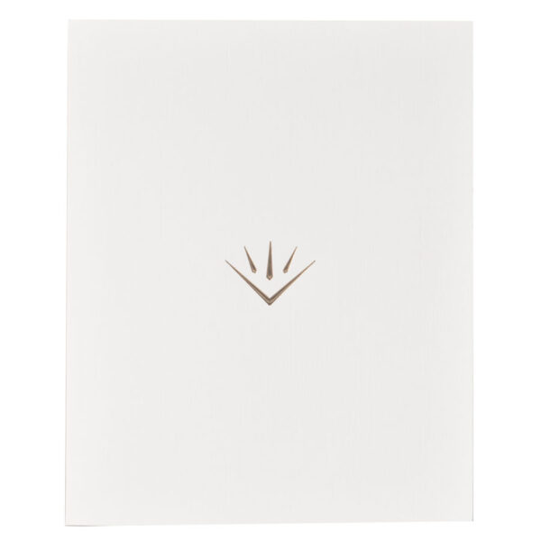 Pearl White folder showing motif