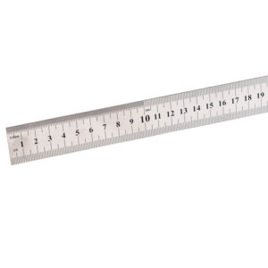 Stainless steel ruler