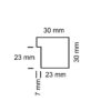 Francesca frame dimensions