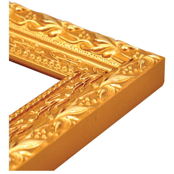 Florentina ornate gold real wood frame