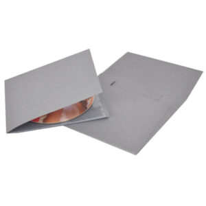 Grey Single CD-DVD Folio