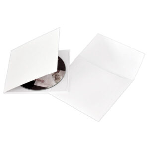 White Single CD-DVD Folio