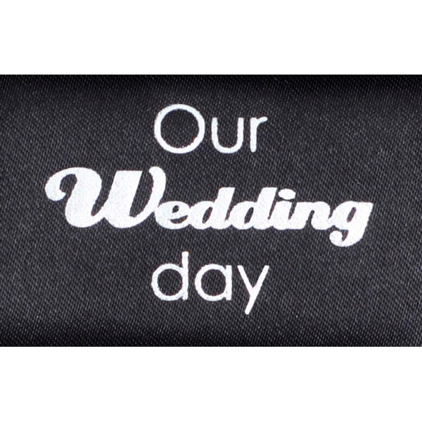 Luxury presentation box foiling "Our Wedding day"