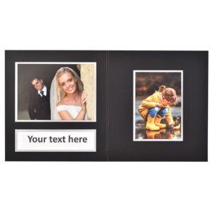 Onyx album folder 8" x 6" and 7" x 5"