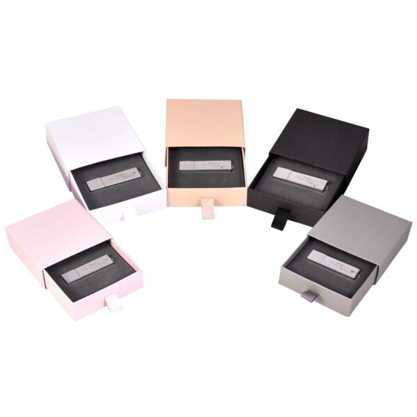 Slider flash drive presentation box