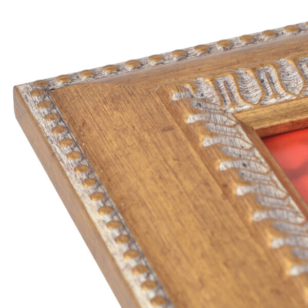 Feodora antique gold frame corner