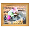 Feodora antique gold frame