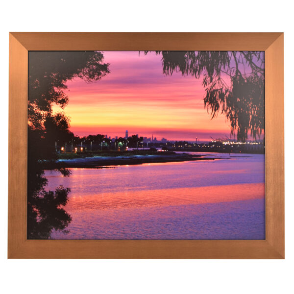 Freestyle copper picture frame without mount