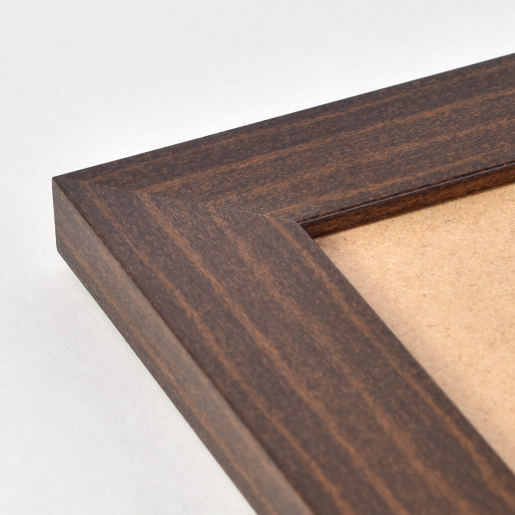 Freestyle Dark Wood Picture Frame - Maple Framing