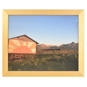 Freestyle gold picture frame without mount