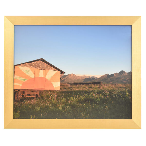 Freestyle gold picture frame without mount
