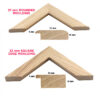 Freewood moulding dimensions