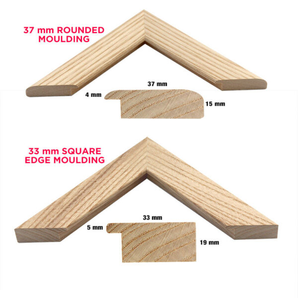 Freewood moulding dimensions