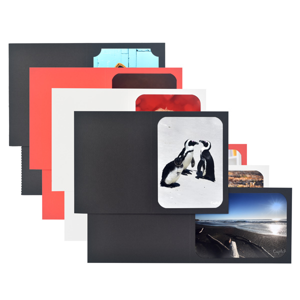 Cut-corner folders selection