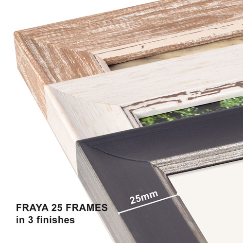 Fraya 25 frames in 3 finishes