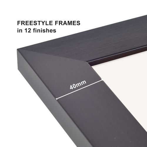 Freestyle frames in 12 finishes