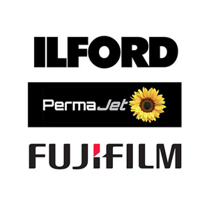 Ilford Permajet Fujifilm logos