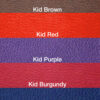 Kid material colour swatches