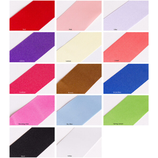 Ribbon colours swatch