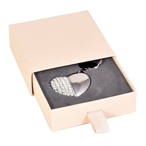 Slider flash drive presentation box in ivory