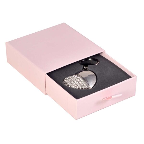 Slider flash drive presentation box in pink