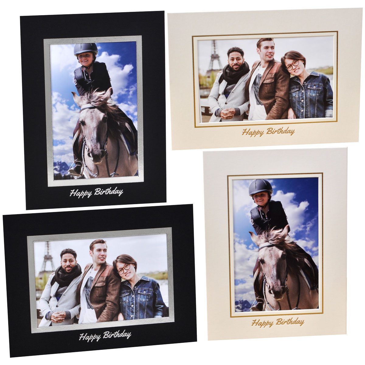 Happy Birthday Photo Strut Mounts