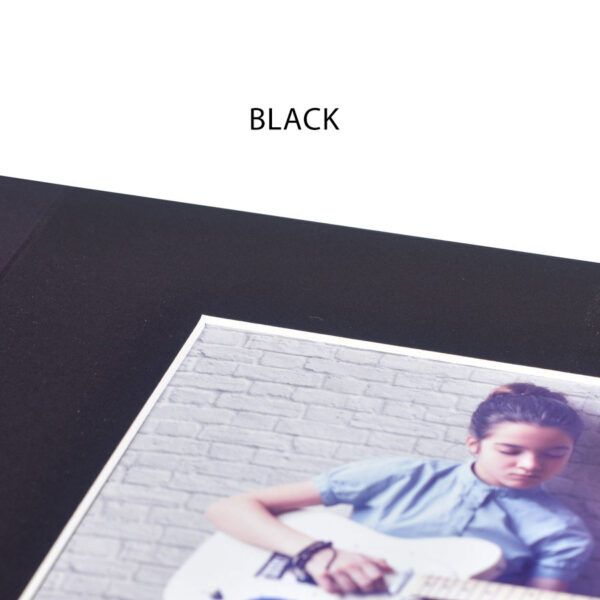 Harlequin Black Bevelled Slip-in Folder