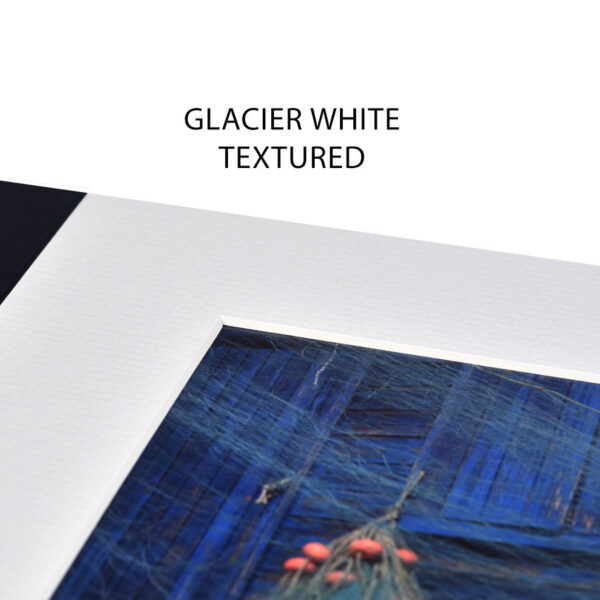 Haven Glacier White Bevelled Slip-in Folder