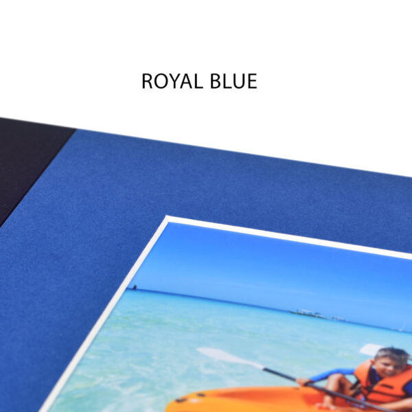 Haven Royal Blue Bevelled Slip-in Folder
