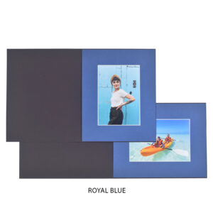 Haven Royal Blue Bevelled Slip-in Folder