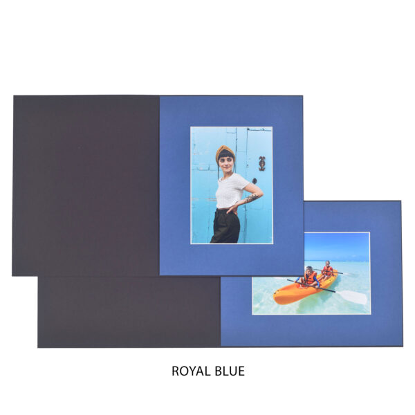 Haven Royal Blue Bevelled Slip-in Folder