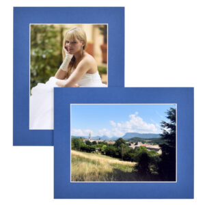 Haven Bevelled Royal Blue Photo Mount