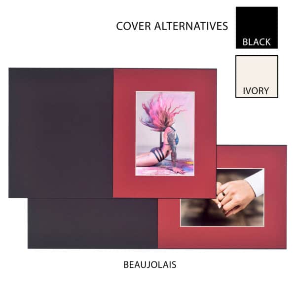 Haven Beaujolais Bevelled Slip-in Folder