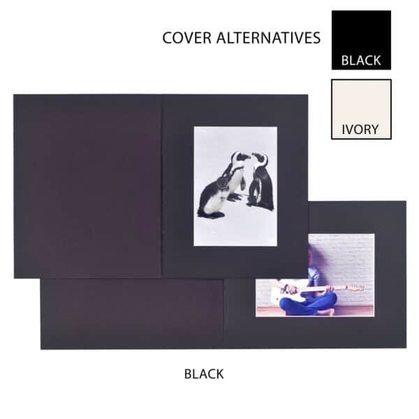 Haven Black Bevelled Slip-in Folder