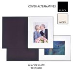 Haven Glacier White Bevelled Slip-in Folder