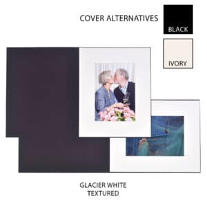 Haven Glacier White Bevelled Slip-in Folder