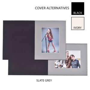 Haven Grey Bevelled Slip-in Folder