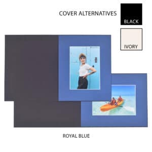 Haven Royal Blue Bevelled Slip-in Folder