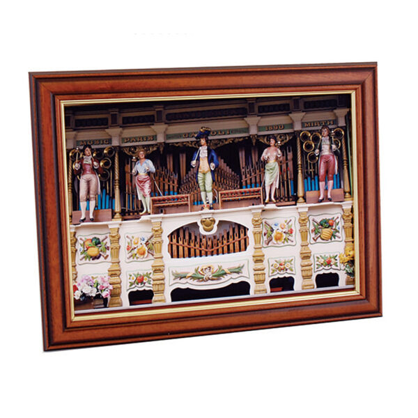 Walnut and Gold traditional picture frame