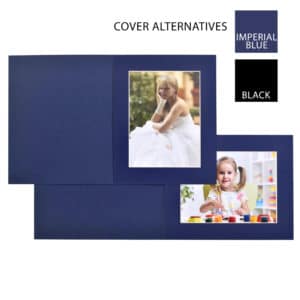 Haven Imperial Blue Bevelled Slip-in Folder