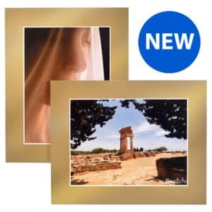 Haven Bevelled Metallic Gold photo mount