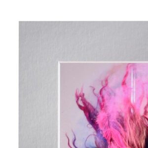 Haven Bevelled Metallic silver photo mount