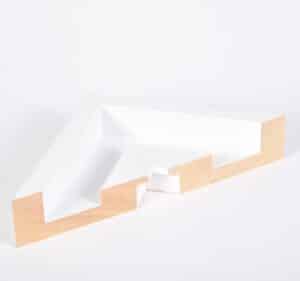 Fortuna White Picture Frame - corner