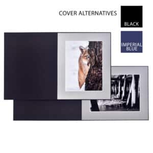 Haven Metallic Silver Slip-in Folder