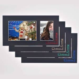 Haven Dual Christmas photo mounts