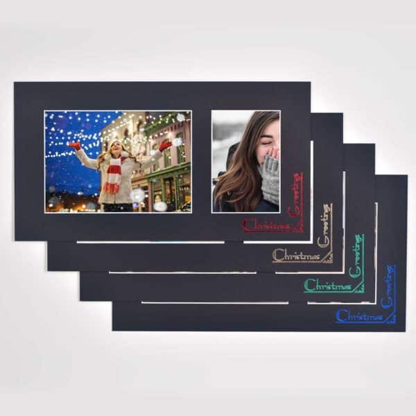 Haven Dual Christmas photo mounts
