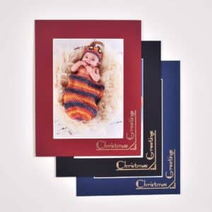 Haven Bevelled Christmas Gold Foiled Photo Mounts