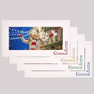 Haven Bevelled soft white panoramic Christmas mounts