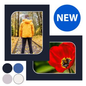 Haven Double Curve Bevelled Photo Mounts